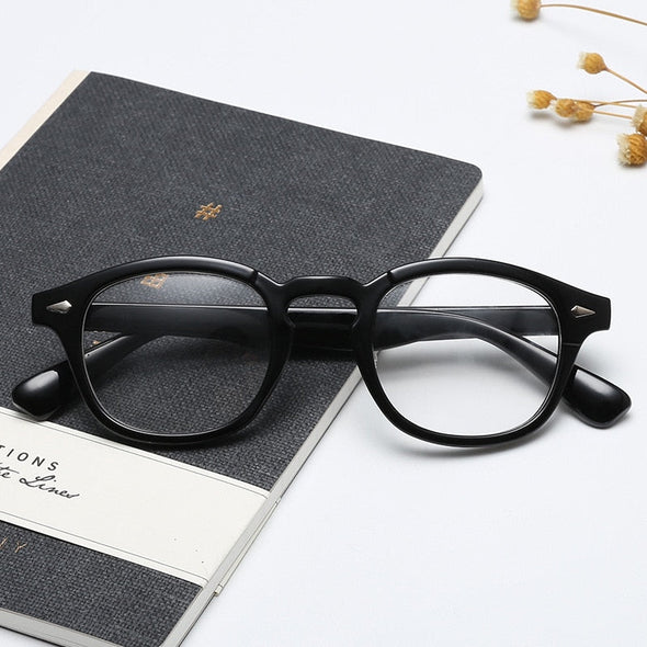 New Square Blue Light Blocking Glasses For Men Round Computer Reading Eyeglasses Women Transparent Frame Eyewear Lunettes