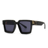 New Square Oversized Sunglasses Fashion Sky Blue White Color Eyewear Aolly Plastic Eyeglasses Frame
