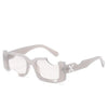 New Women Retro Sunglasses Men's Fashion Vintage White Sun glasses Blue Ladies Sunglasses Women's Shadow Retro glasses