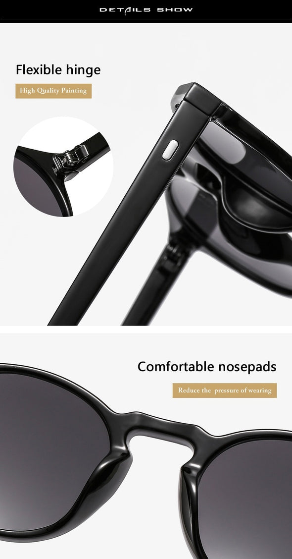 2023 Round Sunglasses Men Brand  Vintage Small Sun Glasses Ladies Glasses Women  Luxury Designer Eyeglasses UV400