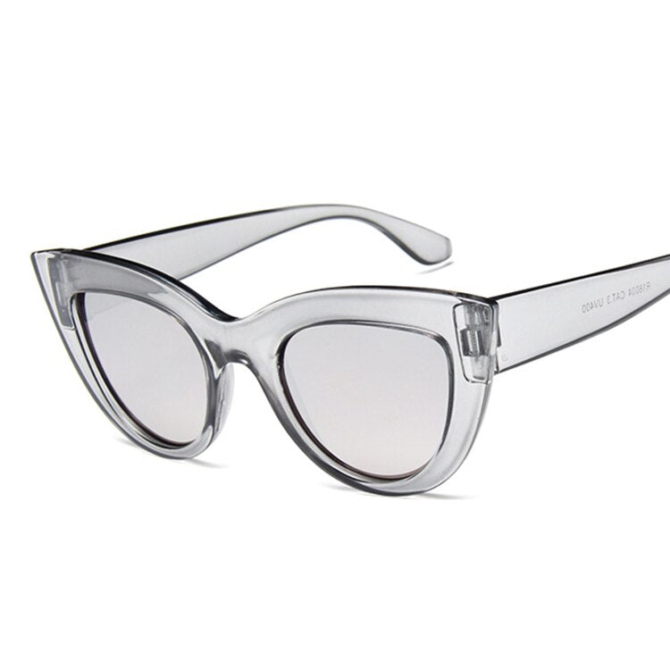 Fashion Round Frame Sunglasses Women Luxury Cat Eye Sunglasses Vintage Flower Sun Glasses Eyewear