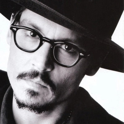 2022 Johnny Depp Style Glasses Men Retro Vintage Prescription