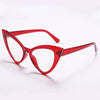 New Cat Eye Computer Glasses Women Anti Blue Light Triangle Optical Frames Fashion Eyewear Leopard Red Spectacle Eyeglasses