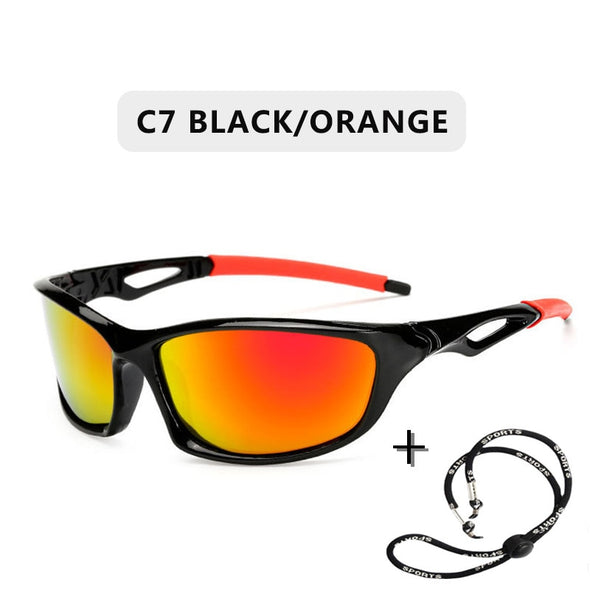 2023 New Polarized Sunglasses Men Brand Designer Square Sports Sun Glasses for Men Driving Fishing Black Frame Goggle UV400