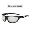 2023 New Polarized Sunglasses Men Brand Designer Square Sports Sun Glasses for Men Driving Fishing Black Frame Goggle UV400
