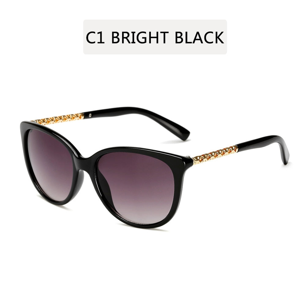 2022 New Vintage Brand Design Ladies Cat Eye Sunglasses Women