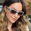 New Fashion Striped Sunglasses Women Vintage Small Square Sun Glasses Female Beach Shades Men Oculos De Sol UV400