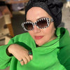 New Fashion Striped Sunglasses Women Vintage Small Square Sun Glasses Female Beach Shades Men Oculos De Sol UV400