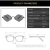 2023 Sunglasses Women Metal Rhombus Sun glasses Irregular Vintage Small Frame Goggle Uv400 Ladies Oculos Gafas De Sol