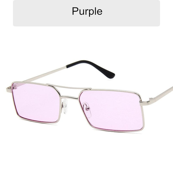 Brands Design Women Anti-Reflective Mirror Sunglasses Fashion Metal Square Glasses Classic Men Out Door Sun Glasses