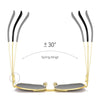 New Pilot Sunglasses for Men Fashion Retro Double Bridge Girder Metal Sun Glasses Women UV400 Male Trending Products Shades