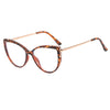 New Retro Fashion Anti Blue Light Cat Eye Glasses Frame For Women  High Quality Clear Lens Reading Trending Eyeglassses