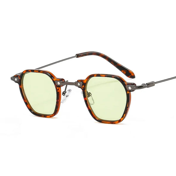 2024 New Fashion Classic Round Women Sunglasses Personalized Metal Leg Design Retro Ocean Film Men's Outdoor Driving Glasses