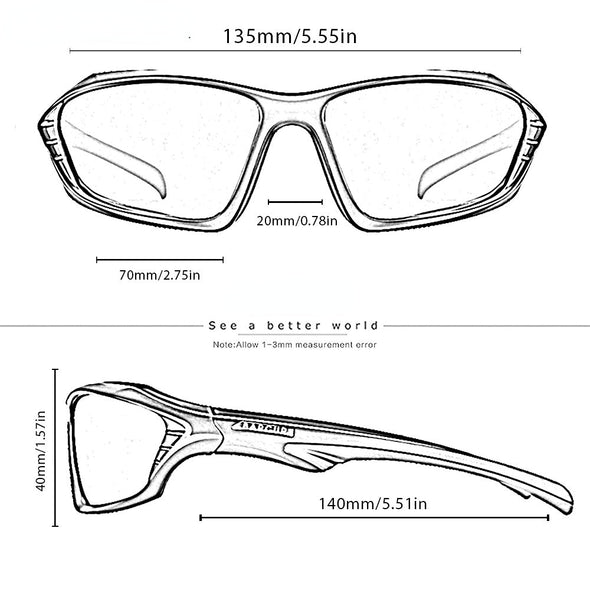TR90 Frame Brand Design Sport Men Sunglasses Polarized Sun Glasses Women Eyewear Driving Mirror Shades UV400