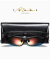 8016 Aluminium Polarized Driving Sunglasses For Men UV400 Protection Glasses Tac Orange Lenses Men New Brand Sunglasses 8016