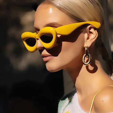 Unique Candy Color Sexy Lip Y2k Sunglasses For Women New Luxury Brand Yellow Blue Gradient Sun Glasses Men Punk Hip Hop Shades