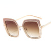 Cat Eye Pearl Hollow Luxury Sunglasses Metal Frame Men Women Fashion Shades UV400 Vintage Glasses