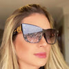 Brand Design Cat Eye Square Ladies Sunglasses Decorative Fashion Women's Shades