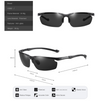 8016 Aluminium Polarized Driving Sunglasses For Men UV400 Protection Glasses Tac Orange Lenses Men New Brand Sunglasses 8016