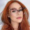 Women Cat Eye Glasses Men Triangle Optical Frames Ladies Fashion Eyewear Prescription Transparent Spectacle Eyeglass Unisex