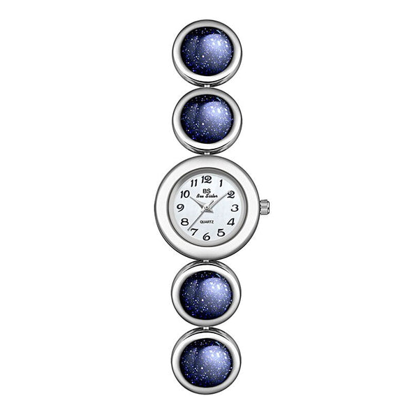 Bee Sister - New Watch Chain Watch Stardust Stone Women's Watch Quartz Watch Popular Fashion
