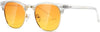 AEVOGUE Polarized Sunglasses For Women And Men Semi Rimless Frame Retro Sun Glasses AE0369