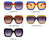 Three Colors Sunglasses Women Shades Goggles Square Frame UV400 Brand Glasses