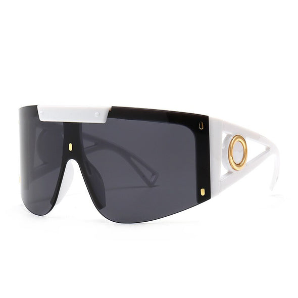 46626 Oversized Luxury Goggle Sunglasses Men Women Fashion Shades UV400 Vintage Glasses