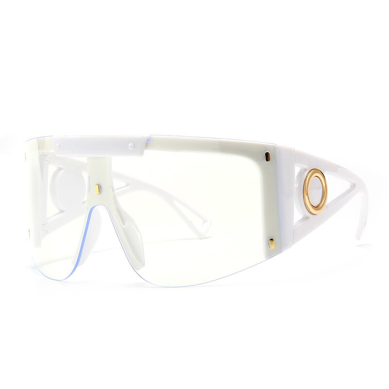 46626 Oversized Luxury Goggle Sunglasses Men Women Fashion Shades