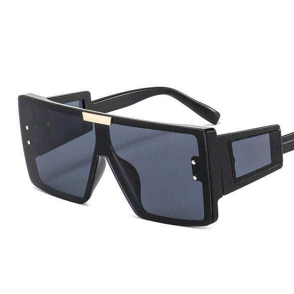 Oversized Square Luxury Sunglasses Brand Designer Fashion One Lens Men Women Shades UV400 Vintage Glasses