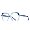 Anti Blue Glasses Frames Polygon Men Women Optical Fashion Computer Glasses