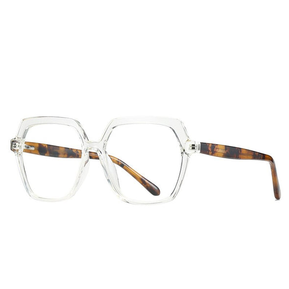 Anti Blue Glasses Frames Polygon Men Women Optical Fashion Computer Glasses