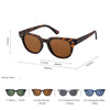 Vintage Original Design Sunglasses Men Demi Transparent Style Eyewear High Quailty Sun Glasses Driving