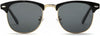 AEVOGUE Polarized Sunglasses For Women And Men Semi Rimless Frame Retro Sun Glasses AE0369