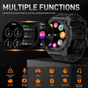 JOLLYNOVA Military Smart Watch DM51 for Men(Answer/Make Call) 1.43" AMOLED Always On Display Rugged Outdoor Tactical Smartwatch Waterproof Fitness Watch with Heart Rate Blood Oxygen Sleep Monitor for Android iOS
