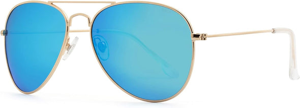 JOLLYNOVA Polarized Aviator Sunglasses for Women Men, UV400 Protection Lens and Lightweight Metal Pilot Frame