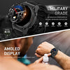 JOLLYNOVA Military Smart Watch DM51 for Men(Answer/Make Call) 1.43" AMOLED Always On Display Rugged Outdoor Tactical Smartwatch Waterproof Fitness Watch with Heart Rate Blood Oxygen Sleep Monitor for Android iOS
