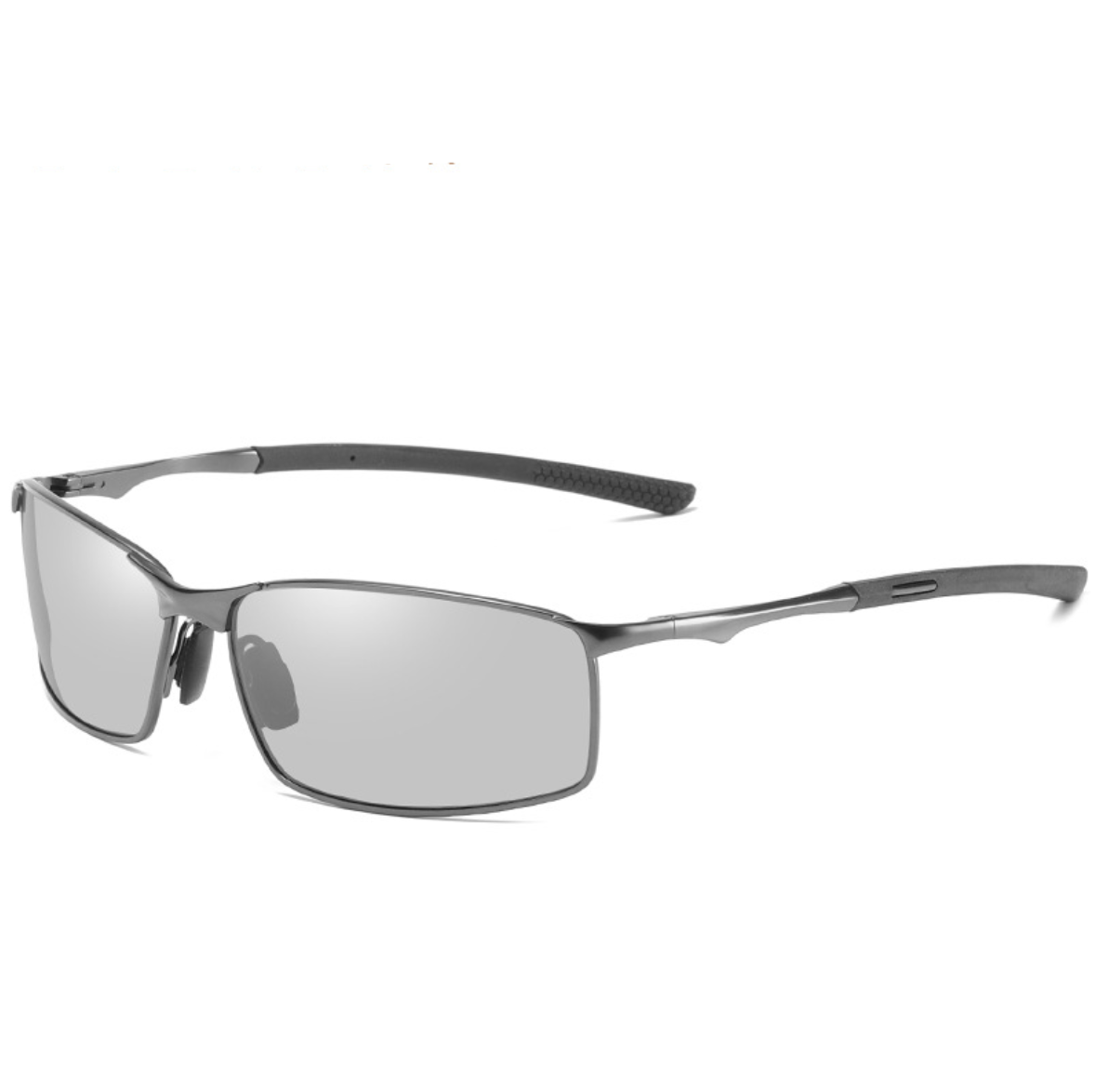 Men s Driving Brand Design Polarized Sunglasses Metal Frame Square