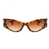 Cat Eye Sunglasses Women Luruxy Brand Design Rhinestone Sun Glasses Fashion Shaped Sunglass Female Eyewear UV400