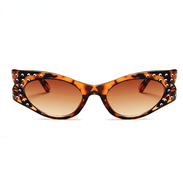 Cat Eye Sunglasses Women Luruxy Brand Design Rhinestone Sun Glasses Fashion Shaped Sunglass Female Eyewear UV400