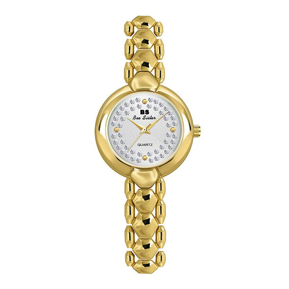 Bee Sister - New Special Interest Light Luxury Socialite Style Shining Full Diamond High-Grade INS Chain Watch