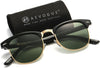 AEVOGUE Polarized Sunglasses For Women And Men Semi Rimless Frame Retro Sun Glasses AE0369