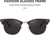 AEVOGUE Polarized Sunglasses For Women And Men Semi Rimless Frame Retro Sun Glasses AE0369