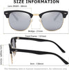 AEVOGUE Polarized Sunglasses For Women And Men Semi Rimless Frame Retro Sun Glasses AE0369