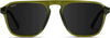 WearMe Pro Polarized Aviator One-Bridge Modern Square Mens Sunglasses