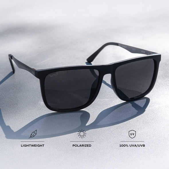 JOLLYNOVA Polarized Flat Top Square Mens Sunglasses