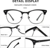 AEVOGUE Polarized Sunglasses For Women And Men Semi Rimless Frame Retro Sun Glasses AE0369