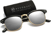 AEVOGUE Polarized Sunglasses For Women And Men Semi Rimless Frame Retro Sun Glasses AE0369