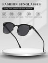 AEVOGUE Polarized Sunglasses For Women And Men Semi Rimless Frame Retro Sun Glasses AE0369
