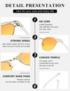 AEVOGUE Polarized Sunglasses For Women And Men Semi Rimless Frame Retro Sun Glasses AE0369